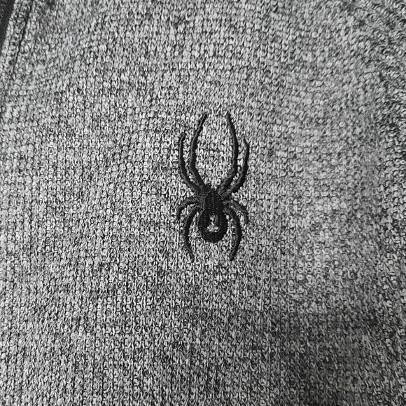Spyder Gray Zip Jacket M - Picture 7 of 7
